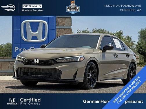 Sand Dune 2026 Honda Civic Sport