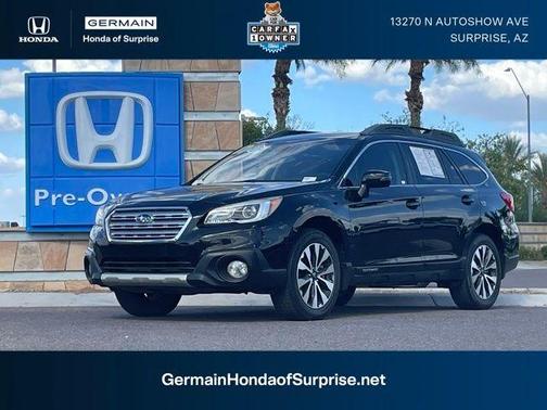 Crystal Black Silica 2017 Subaru Outback 3.6R Limited
