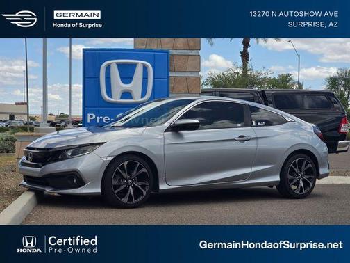 Lunar Silver Metallic 2020 Honda Civic Sport