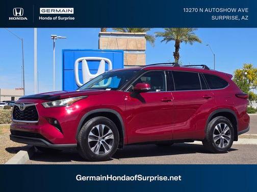Ruby Flare Pearl 2020 Toyota Highlander XLE