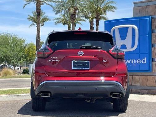 Red 2020 Nissan Murano SV