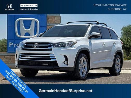 Blizzard Pearl 2019 Toyota Highlander Limited