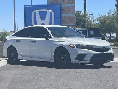 Platinum White Pearl 2023 Honda Civic Sport