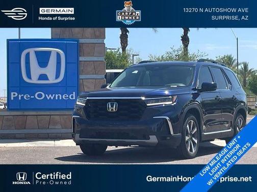 Obsidian Blue Pearl 2023 Honda Pilot Elite
