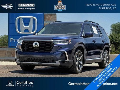 Obsidian Blue Pearl 2023 Honda Pilot Elite