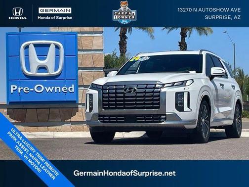 Hyper White 2024 Hyundai PALISADE Calligraphy