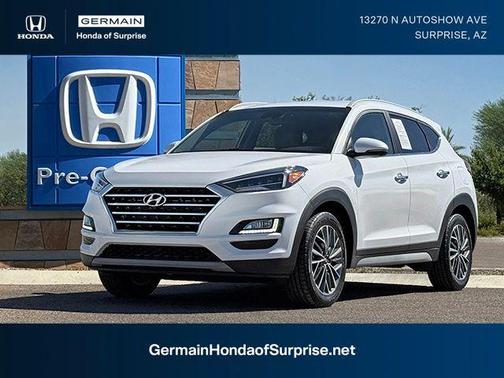 White Cream 2021 Hyundai TUCSON Limited