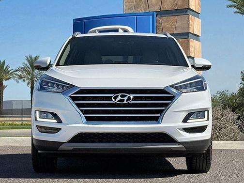 White Cream 2021 Hyundai TUCSON Limited