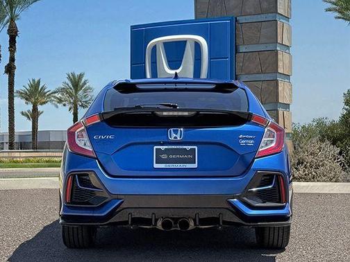 Aegean Blue Metallic 2020 Honda Civic Sport