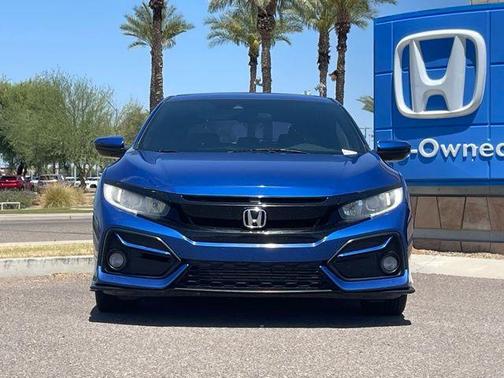 Aegean Blue Metallic 2020 Honda Civic Sport