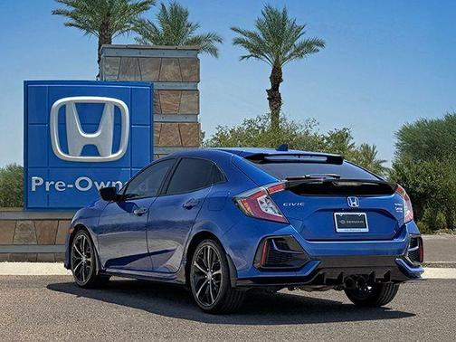 Aegean Blue Metallic 2020 Honda Civic Sport