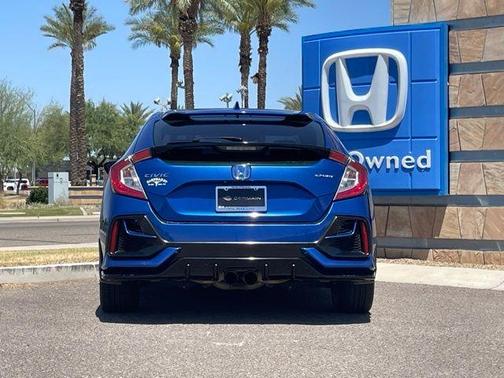 Aegean Blue Metallic 2020 Honda Civic Sport
