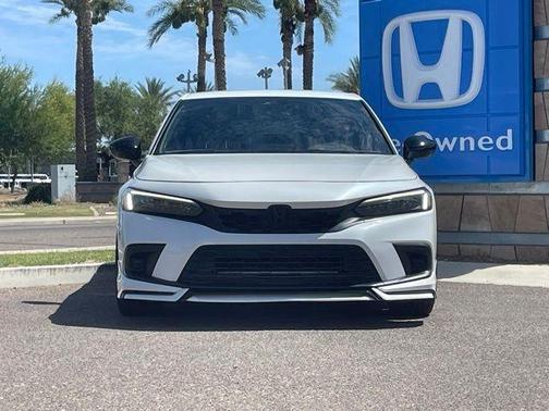 Platinum White Pearl 2024 Honda Civic Sport