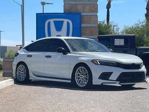 Platinum White Pearl 2024 Honda Civic Sport