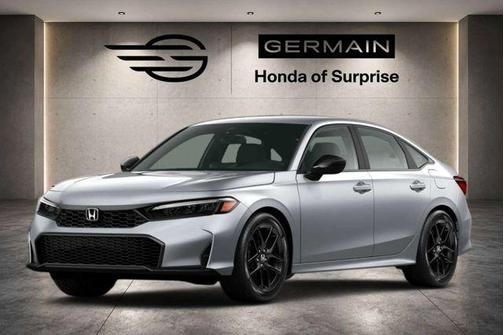 Solar Silver Metallic 2026 Honda Civic Sport