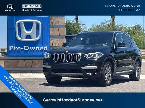 Jet Black 2019 BMW X3 sDrive30i