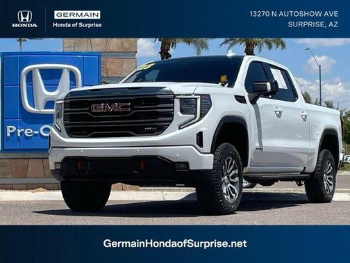 Summit White 2023 GMC Sierra 1500 AT4