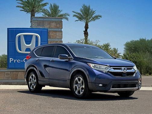 Obsidian Blue Pearl 2018 Honda CR-V EX-L