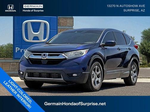 Obsidian Blue Pearl 2018 Honda CR-V EX-L