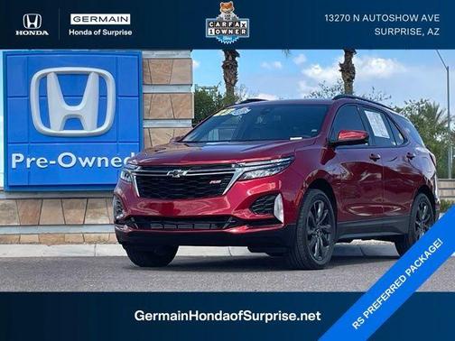 Radiant Red 2023 Chevrolet Equinox RS