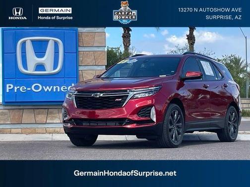 Radiant Red 2023 Chevrolet Equinox RS