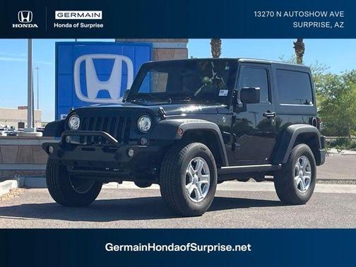 Black Clearcoat 2018 Jeep Wrangler JK Sport