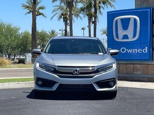 Lunar Silver Metallic 2017 Honda Civic Touring