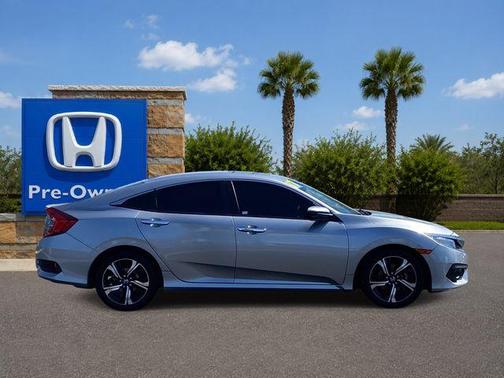 Lunar Silver Metallic 2017 Honda Civic Touring