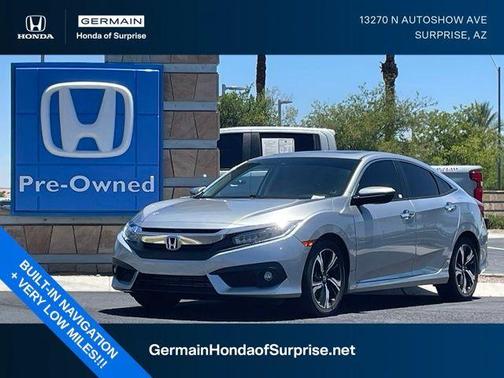 Lunar Silver Metallic 2017 Honda Civic Touring