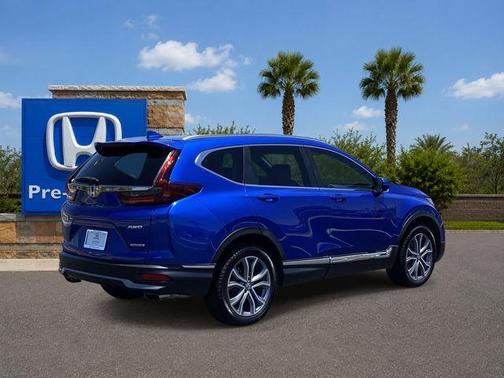 Aegean Blue Metallic 2022 Honda CR-V Touring
