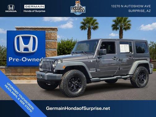 Granite Crystal Clearcoat Metallic 2016 Jeep Wrangler Unlimited Sport