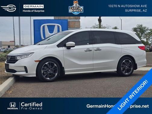 Platinum White Pearl 2023 Honda Odyssey Elite