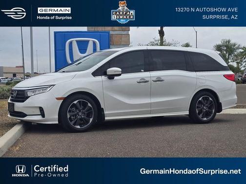 Platinum White Pearl 2023 Honda Odyssey Elite