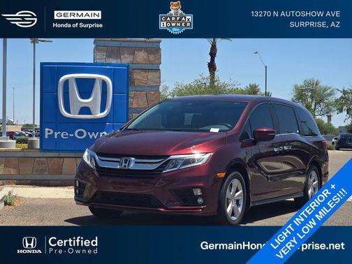Deep Scarlet Pearl 2018 Honda Odyssey EX-L