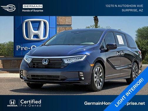 Obsidian Blue Pearl 2024 Honda Odyssey EX-L