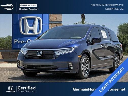 Obsidian Blue Pearl 2024 Honda Odyssey EX-L