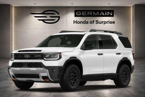 Platinum White Pearl 2026 Honda Passport TrailSport Elite Blackout
