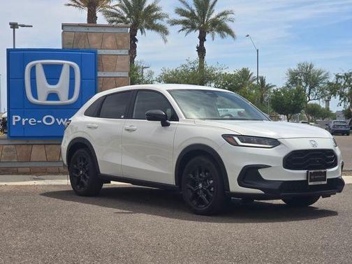 Platinum White Pearl 2025 Honda HR-V Sport
