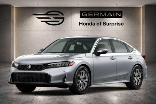 Solar Silver Metallic 2026 Honda Civic LX