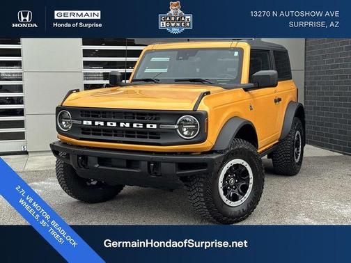 Cyber Orange Metallic Tricoat 2022 Ford Bronco Black Diamond