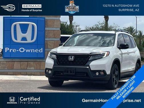 Platinum White Pearl 2020 Honda Passport Elite