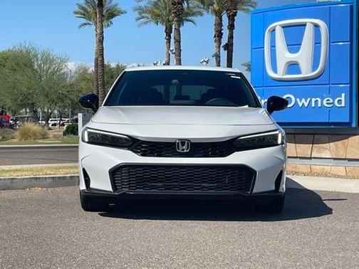 Platinum White Pearl 2026 Honda Civic Sport