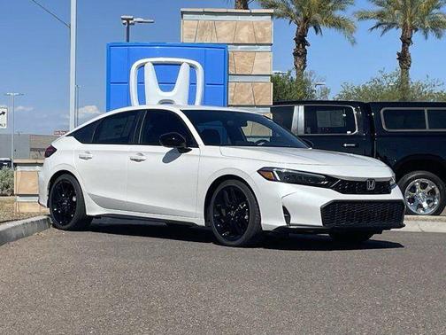 Platinum White Pearl 2026 Honda Civic Sport