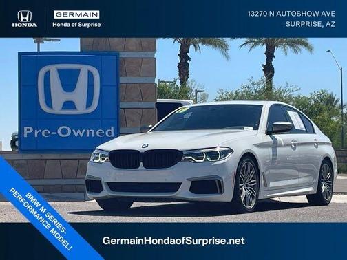 Alpine White 2019 BMW M550 i xDrive