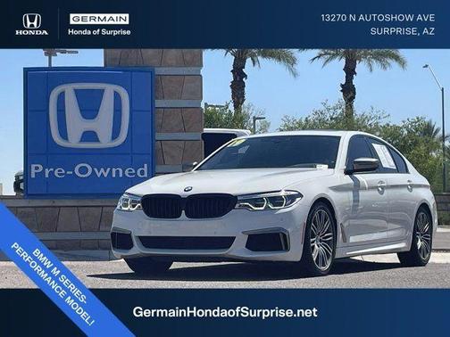 Alpine White 2019 BMW M550 i xDrive