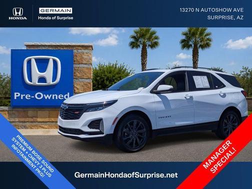 Summit White 2024 Chevrolet Equinox RS