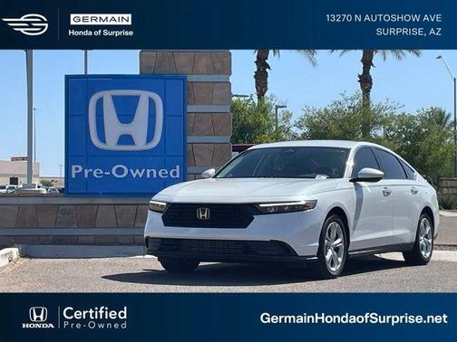 Platinum White Pearl 2023 Honda Accord LX