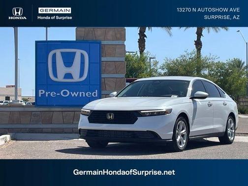 Platinum White Pearl 2023 Honda Accord LX