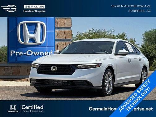 Platinum White Pearl 2023 Honda Accord LX