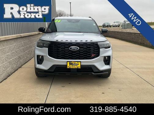 Space White Metallic 2026 Ford Explorer ST